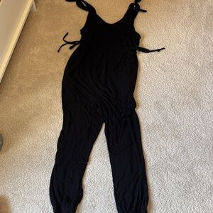 Black Maternity Jumpsuit